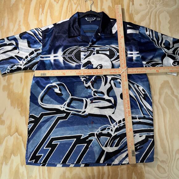 Vintage Y2K ZAM Muhammad Ali fat Albert fubu aop 00s T-shirt - Picture 4 of 4